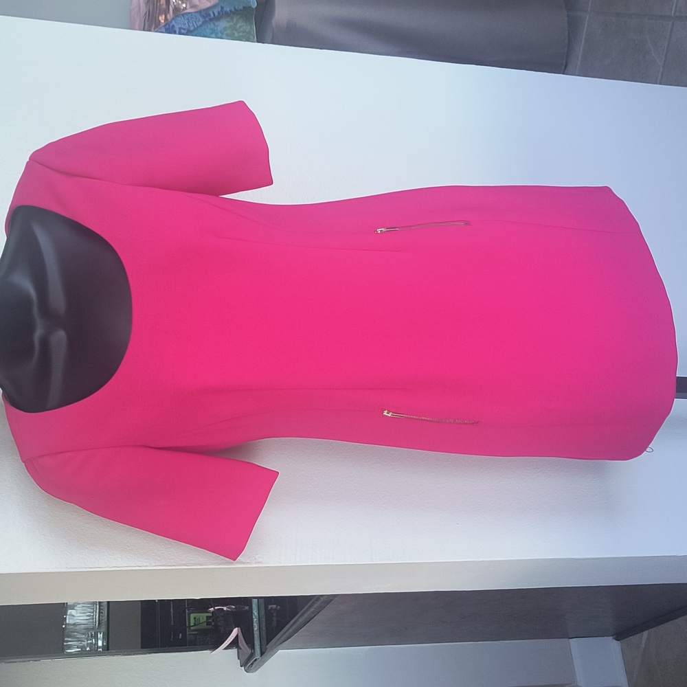 Ann Taylor Petite- Pink, Short Sleeve Dress